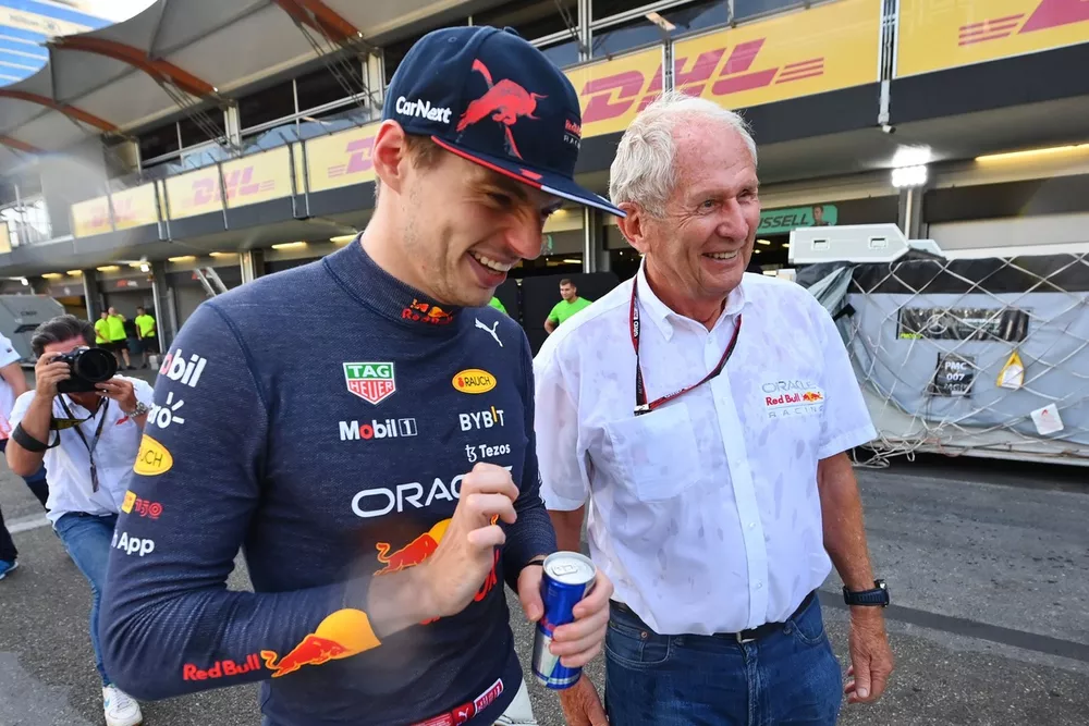 Max Verstappen, Red Bull Racing, Dr. Helmut Marko, Red Bull Racing Team Consultant