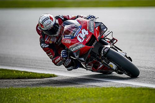 Michelin a Dovizioso: "Fue un error de cálculo de su parte"