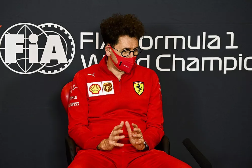 Mattia Binotto, Team Principal Ferrari, in a Press Conference