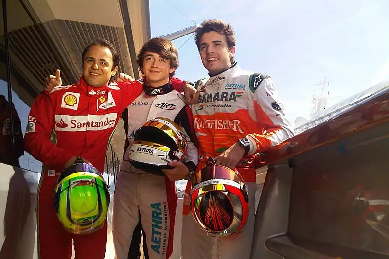 Felipe Massa, Jules Bianchi and Charles Leclerc