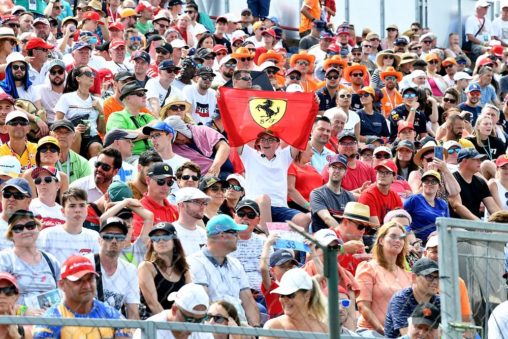 fans, crowd at the Hungarian F1 race