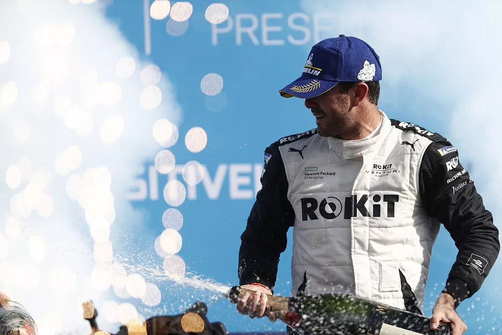 Norman Nato, Venturi Racing, 1st position, on the podium