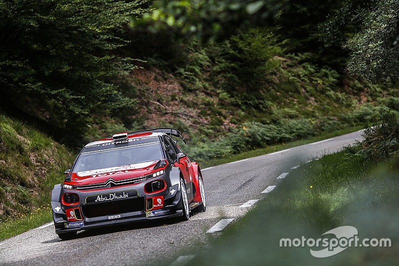 Le test de Loeb sur la C3 WRC en photos