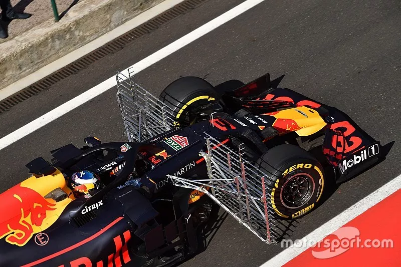 Daniel Ricciardo, Red Bull Racing RB14 avec des capteurs a&eacute;rodynamiques