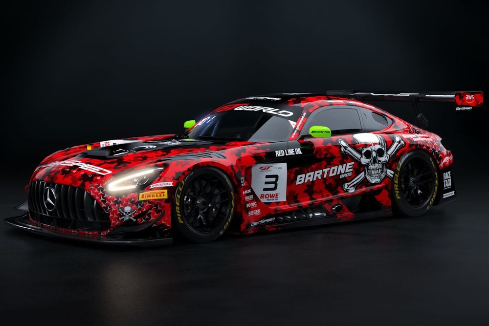 #3 GetSpeed, Mercedes-AMG GT3 EVO: Yannick Mettler, Karol Basz, Anthony Bartone