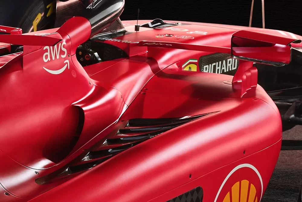 Ferrari SF-23. detail side