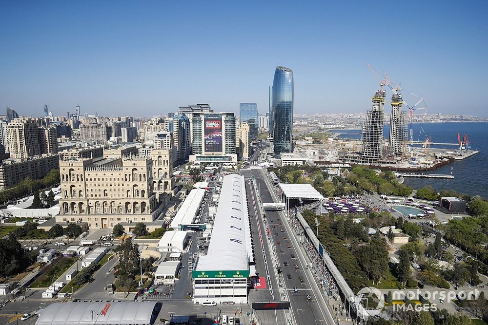 La parrilla del GP de Azerbaiyán