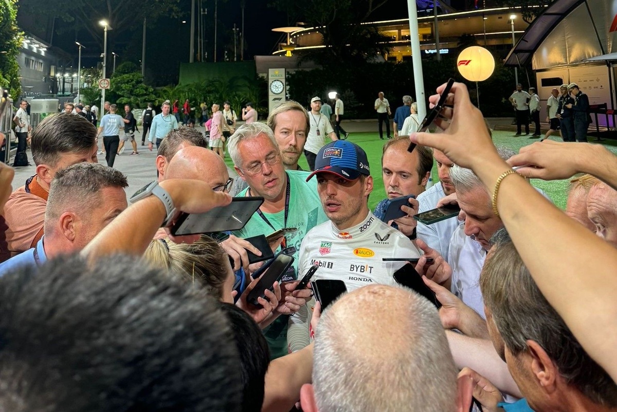 Verstappen Responds To Mercedes' Clickbait Accusations In Fiery Press Conference - hz6k8al