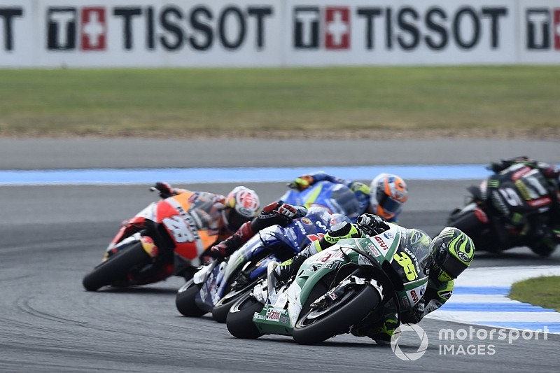 Dans le coup jusqu'à la mi-course, Crutchlow a souffert par la suite