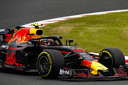 Verstappen sufrió en el viernes del GP de Japón