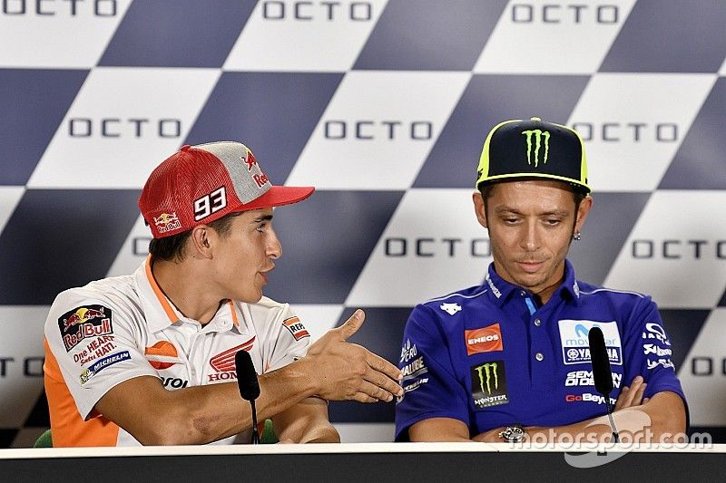 Valentino Rossi, Yamaha Factory Racing, Marc Marquez, Repsol Honda Team
