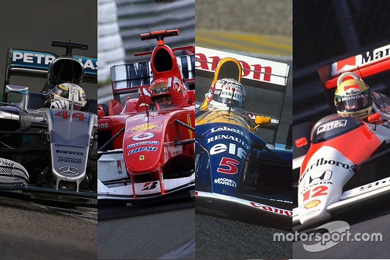 Die erfolgreichsten Formel-1-Autos der Geschichte