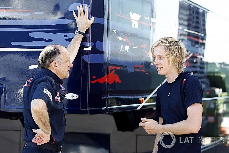 Franz Tost, Team Principal, Scuderia Toro Rosso, Brendon Hartley, Red Bull Racing