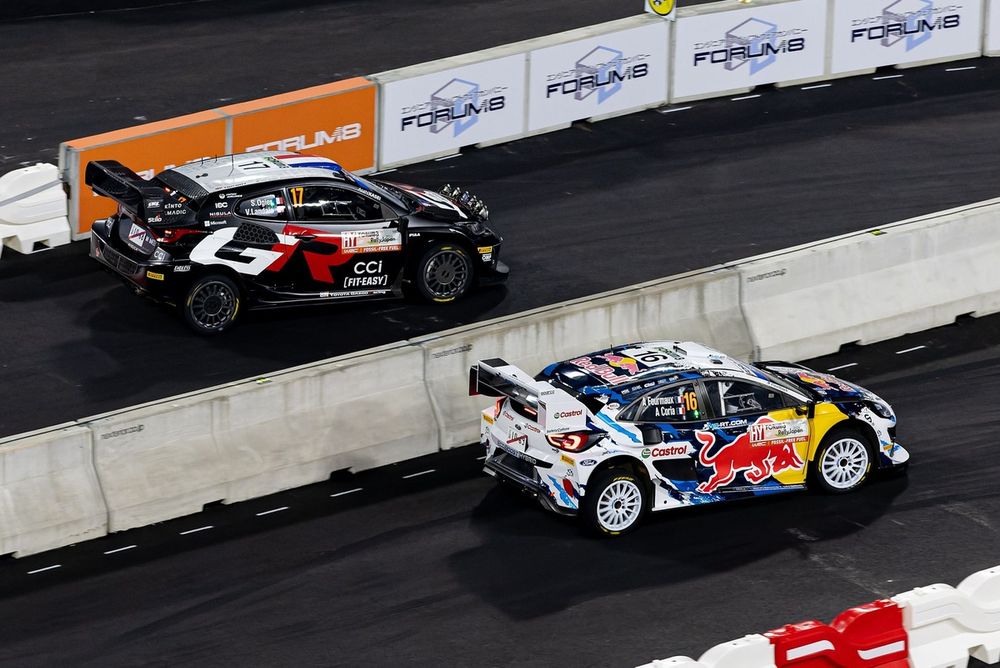 Adrien Fourmaux, Alexandre Coria, M-Sport Ford World Rally Team Ford Puma Rally1, S&eacute;bastien Ogier, Vincent Landais, Toyota Gazoo Racing WRT Toyota GR Yaris Rally1