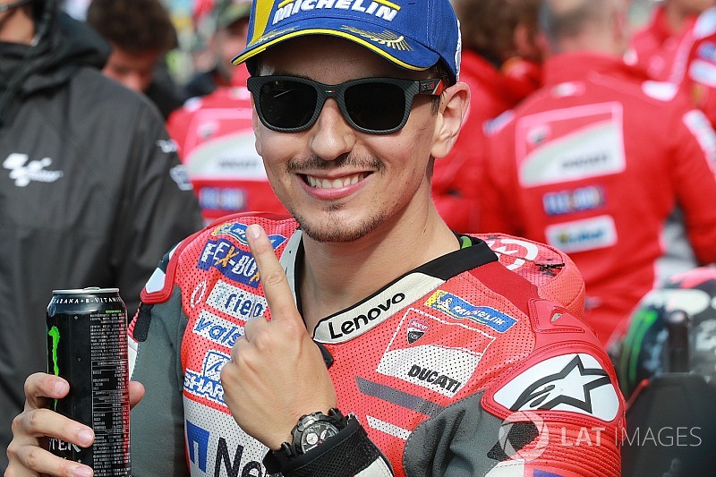 De startopstelling voor de MotoGP Grand Prix van Groot-Brittannië