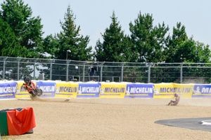 Bastianini: "Estoy m&aacute;s contento de haberme ca&iacute;do 4&ordm; que de acabar 15&ordm;"