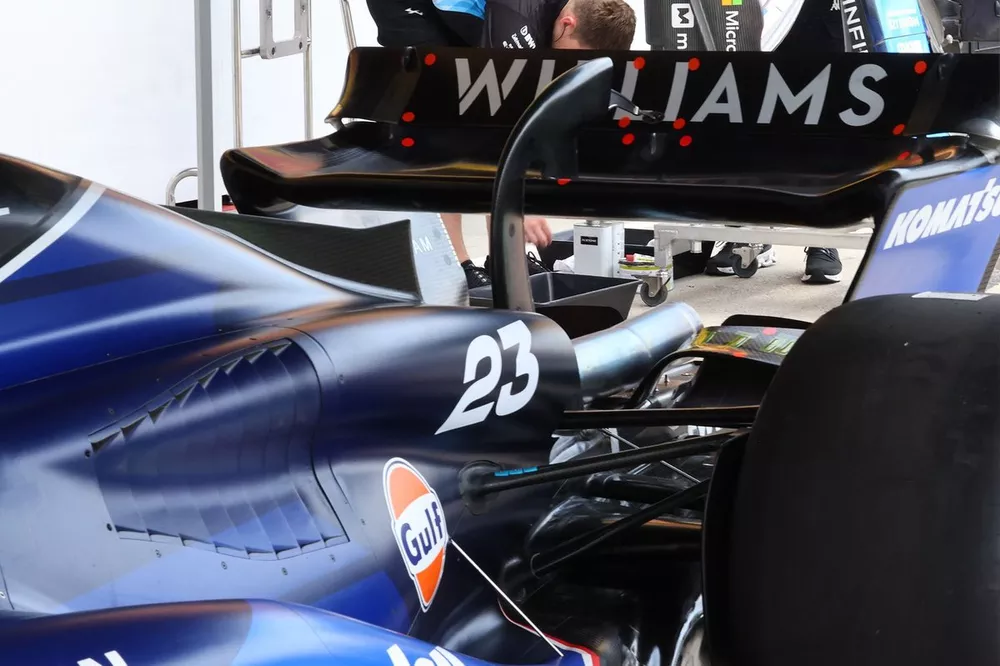 Dettaglio tecnico della Williams FW46
