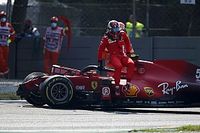 F1: FIA vai investigar suposta falha de cinto de segurança de Sainz em acidente na Itália