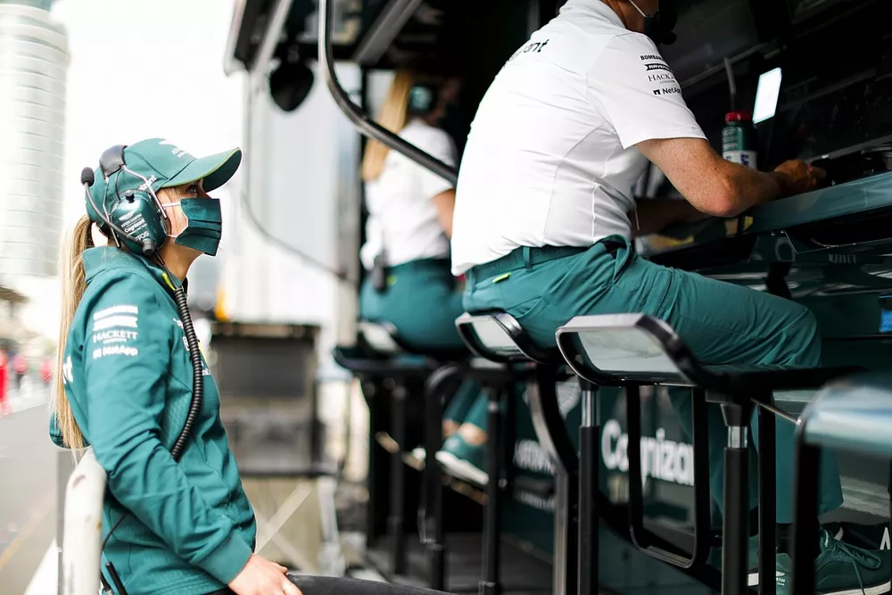 Jessica Hawkins, Driver ambassador, Aston Martin Cognizant Formula One Team