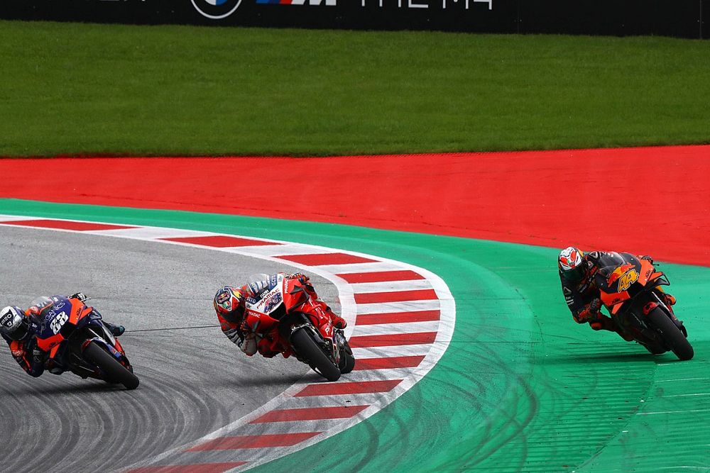 Miguel Oliveira, Red Bull KTM Tech 3, Jack Miller, Pramac Racing, Pol Espargaro, Red Bull KTM Factory Racing