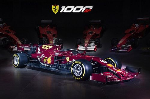 Ferrari unveils anniversary livery for 1000th F1 GP at Mugello