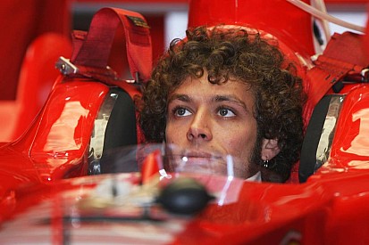 El día que Rossi rodó con el Ferrari junto a Alonso y Schumacher