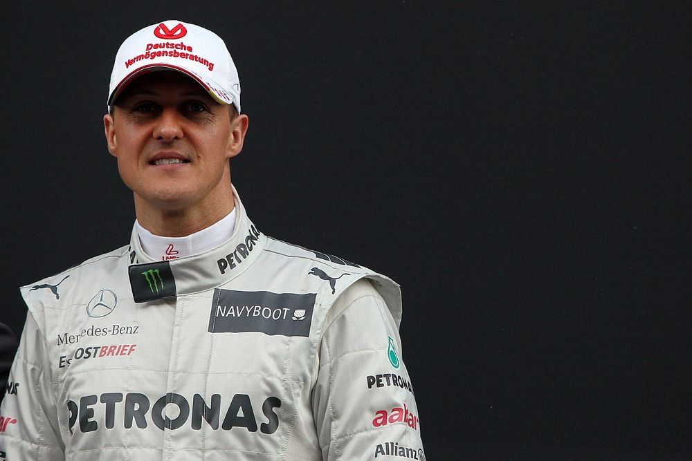 Michael Schumacher, Mercedes GP- Mercedes F1 W03 Launch
