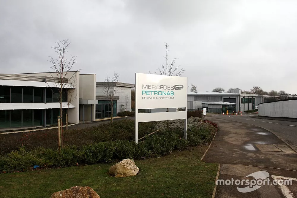 Mercedes GP fabriek Brackley