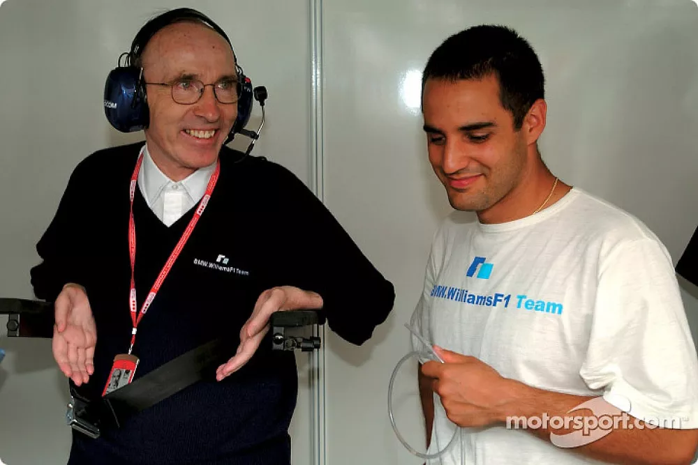 Frank Williams et Juan Pablo Montoya