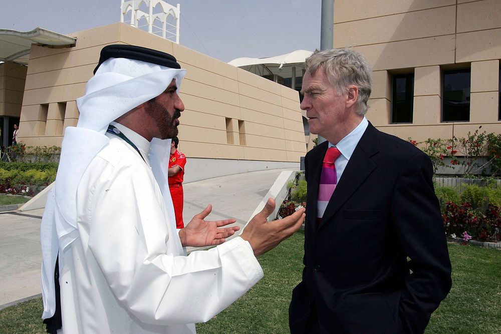 Mohamed Ben Sulayem con presidente de la FIA, Max Mosley