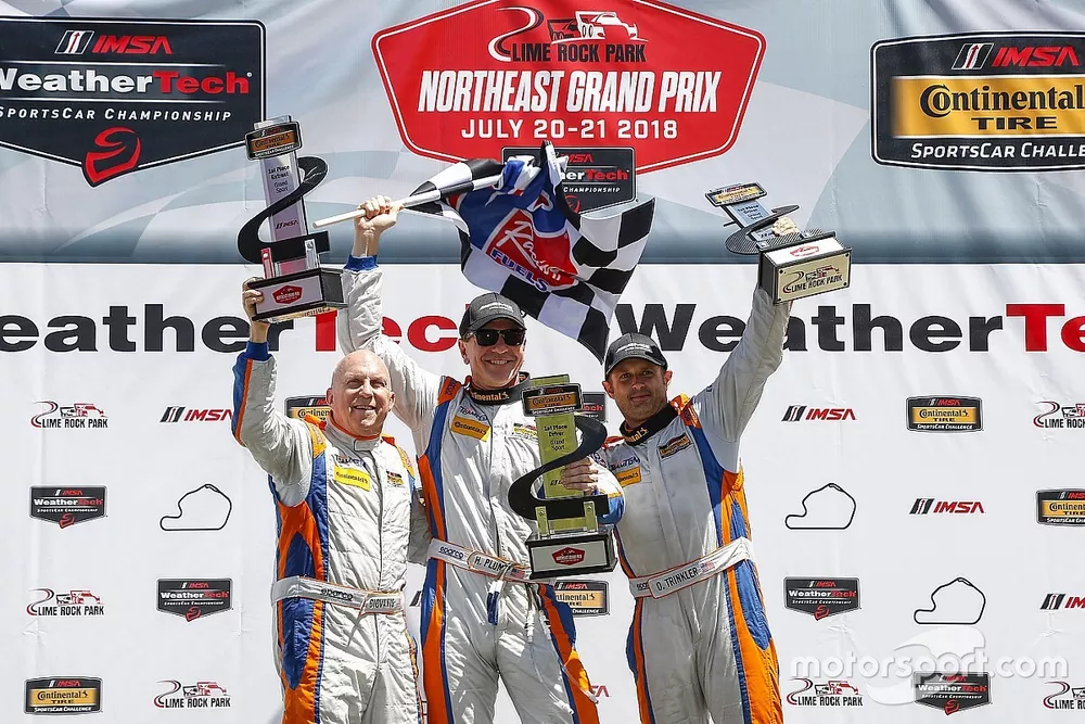 #46 Team TGM, Mercedes-AMG, GS: Hugh Plumb, Owen Trinkler, Race Winner