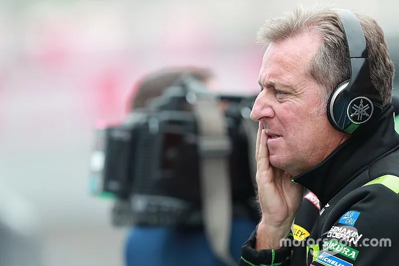 Herv&eacute; Poncharal, le patron de l'&eacute;quipe Monster Yamaha Tech3