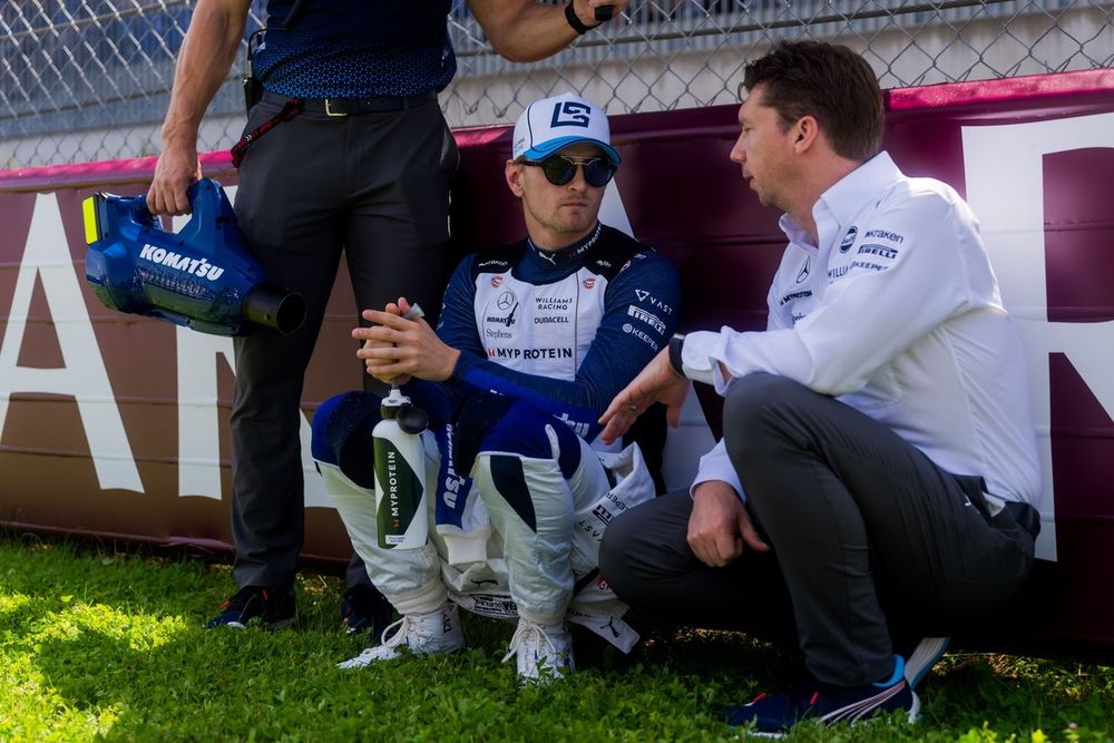 Logan Sargeant, Williams Racing, James Vowles, Williams Racing Team Principal