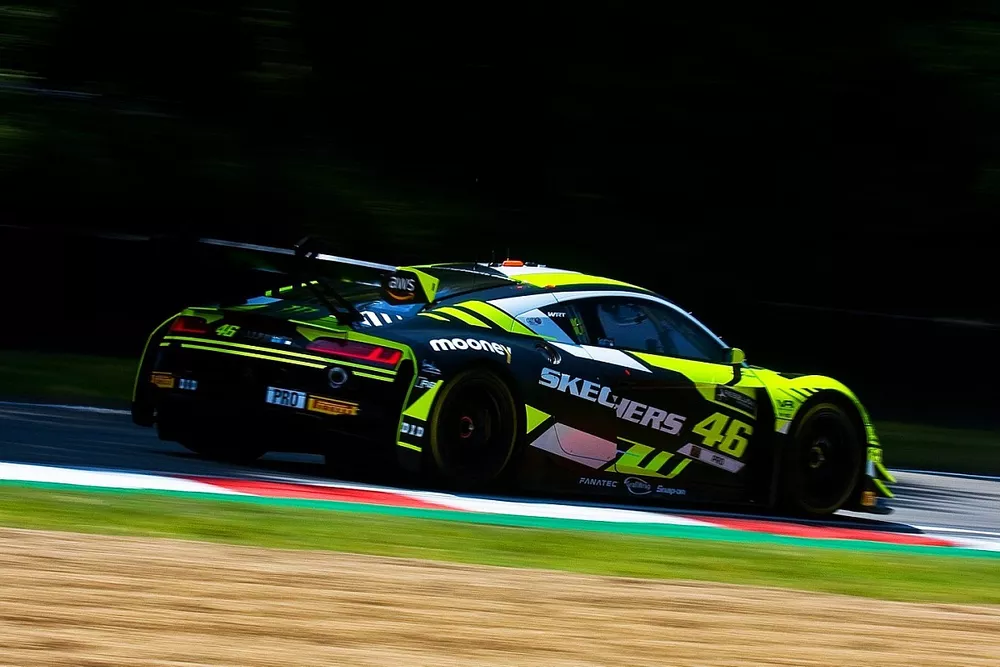 #46 Team WRT Audi R8 LMS evo II: Valentino Rossi, Fr&eacute;d&eacute;ric Vervisch