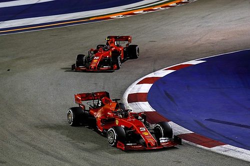 Não foi só 'ajuda' da Ferrari: veja como Vettel 'voou' e voltou à frente de Leclerc no GP de Singapura