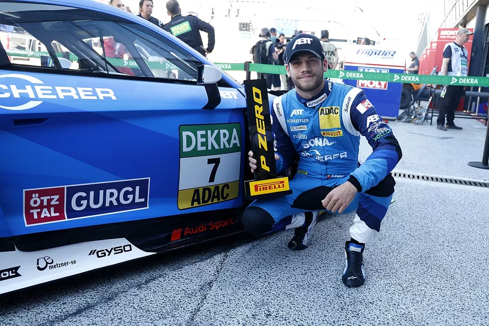 Pole sitter Ricardo Feller, Team ABT Sportsline