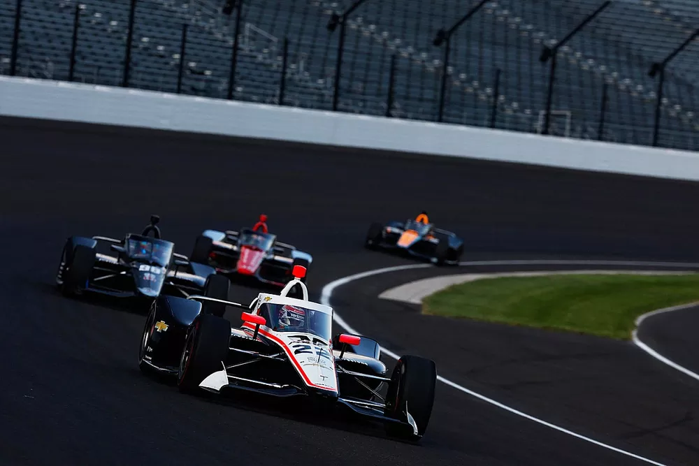 Will Power participando dos testes h&iacute;bridos das 500 milhas de Indian&aacute;polis