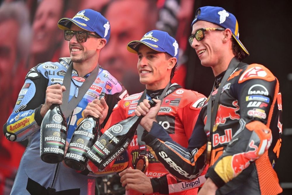 Pedro Acosta, Red Bull KTM Factory Racing, Alex M&aacute;rquez, Gresini Racing, Marc M&aacute;rquez, Ducati Team