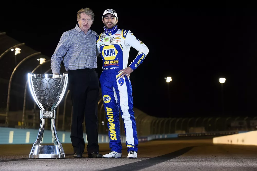 Champion 2020, Chase Elliott, Hendrick Motorsports and his father Bill Elliott