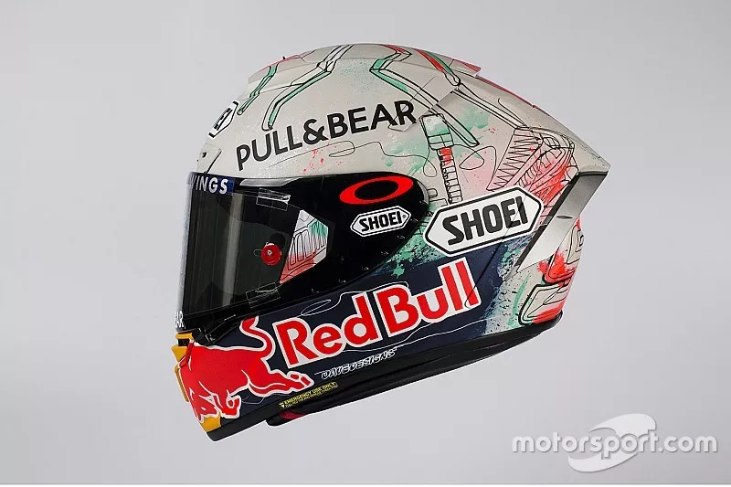 Le casque sp&eacute;cial de Marc Marquez pour le GP de Catalogne
