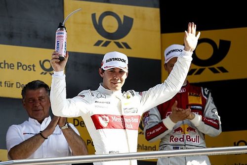 Robert Wickens feliz con sus dos podios en el DTM