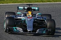 Barcelona F1 test: Hamilton and Mercedes top opening day