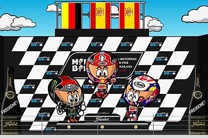 Vídeo: el GP de Alemania de MotoGP 2017 según 'MiniBikers'