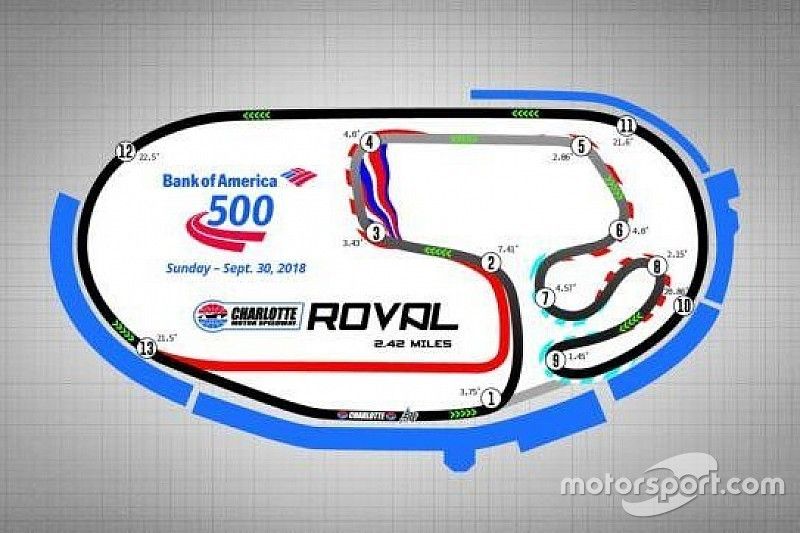 Charlotte road course layout