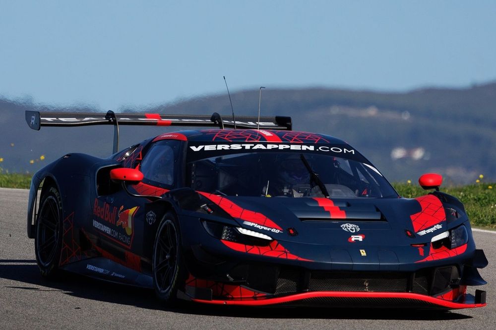 Max Verstappen and Thierry Vermeulen, Emil Frey Racing, Portimao Test