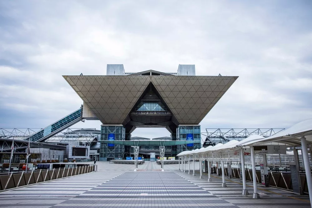 A view of Tokyo Big Sight
