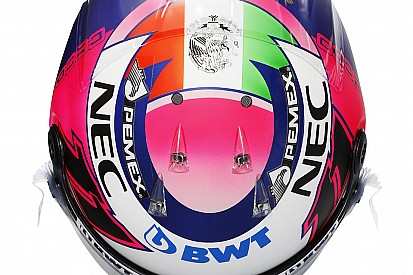 Fotos: el casco de Sergio Pérez para la temporada 2019 de Fórmula 1