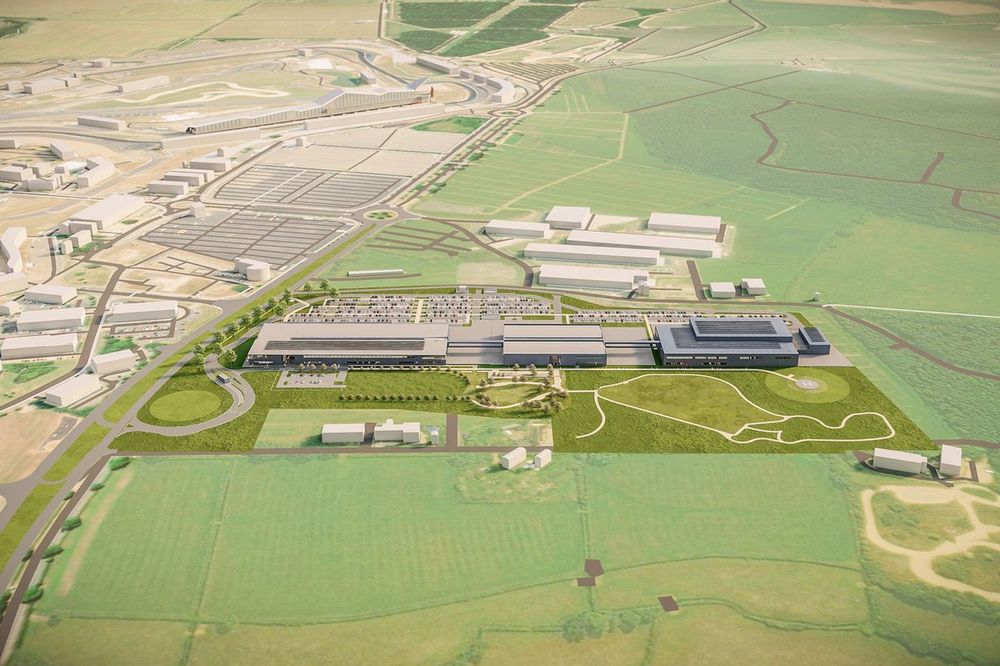 Render de la f&aacute;brica de Aston Martin en Silverstone