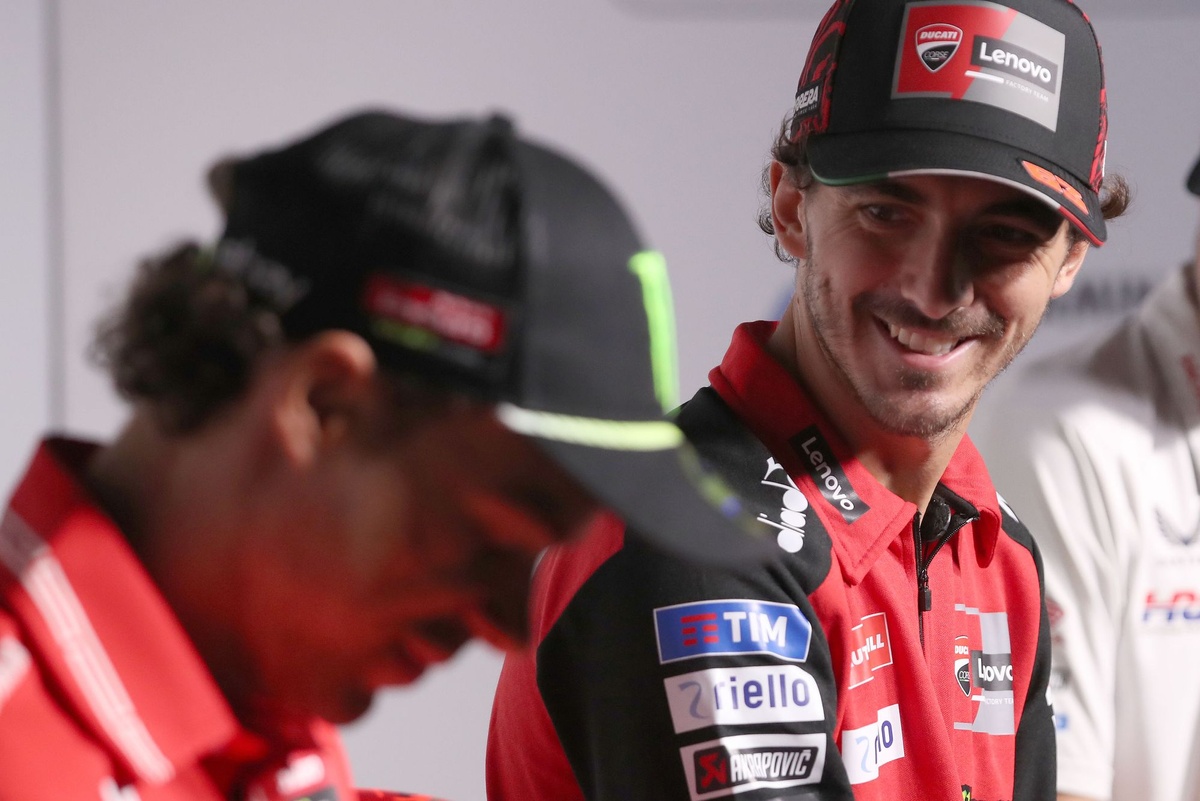 VR46 révèle que Bagnaia a testé la Ducati 2024 de Morbidelli