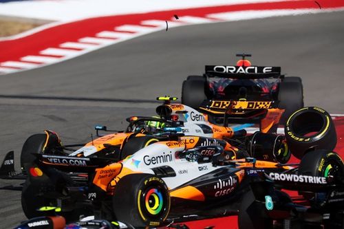 F1: Norris e Piastri ficam 'em cima do muro' após abandono duplo na sprint de Austin